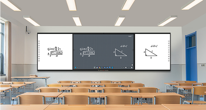 第五代板書教學記憶一體機-白板款